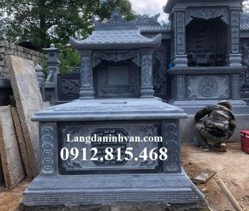Mẫu mộ đá một mái đẹp bán tại Đắk Lắk 47ĐL – Mộ đá đẹp tại Đắk Lắk