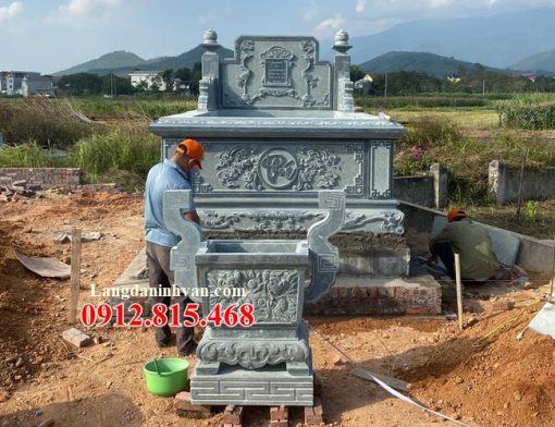 Mẫu mộ đá thiết kế đẹp bán tại Gia Lai 03 – Lăng mộ đá Gia Lai