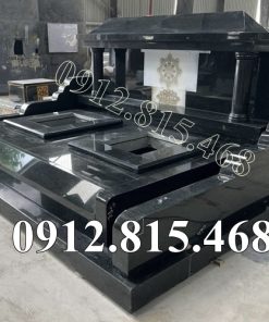 Mẫu mộ đôi đá hoa cương đẹp bán tại Đắk Nông - Mộ đá đôi tại Đắk Nông