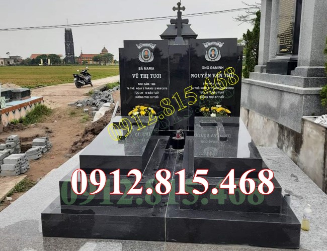 Mẫu mộ đôi đạo đá hoa cương đẹp bán tại Sài Gòn, Hồ Chí Minh - Mộ đá đôi tại Sài Gòn