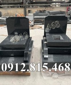 Mẫu mộ tam cấp đá hoa cương, granite đơn giản đẹp bán tại Đắk Nông - Chụp mộ tam cấp tại Đắk Nông