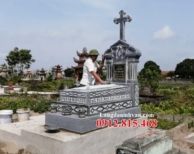 Địa chỉ bán mộ đá đạo, lăng mộ đạo thiên chúa giáo đẹp tại Tây Ninh uy tín giá rẻ