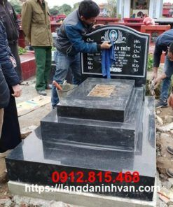 Mẫu mộ đá granite kim sa đẹp bán tại Lâm Đồng 12 – Mộ đá Ấn Độ