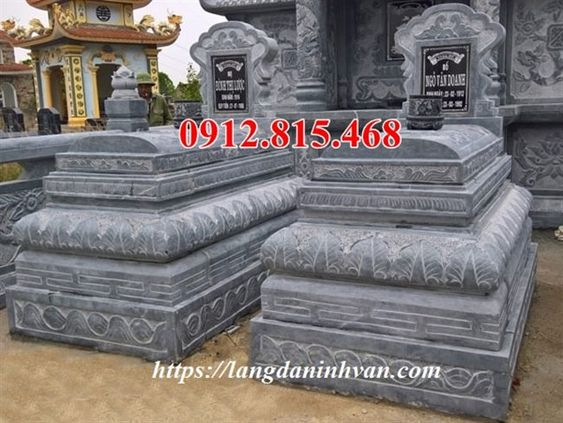 Địa chỉ bán, thiết kế, xây mộ đôi gia đình đá khối tự nhiên tại Lâm Đồng uy tín 