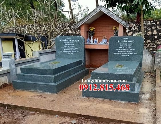 Mẫu mộ đôi gia đình đẹp bán tại Đắk Lắk 13 – Mộ đá đôi 