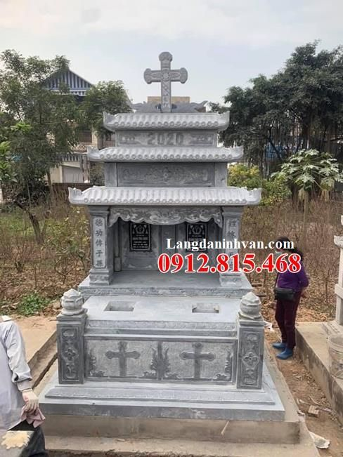 mộ đôi bằng đá tại Kiên Giang đẹp