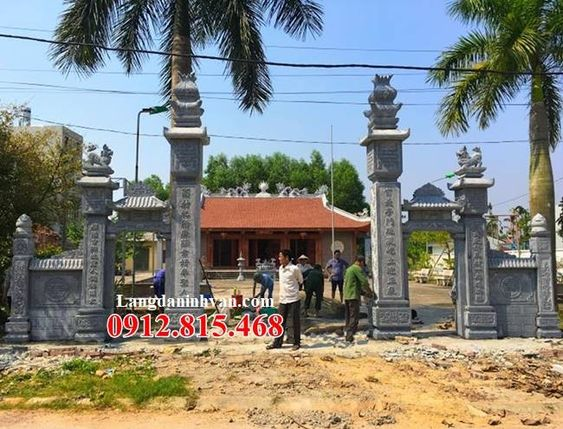 cổng đá đẹp tại Bắc Ninh