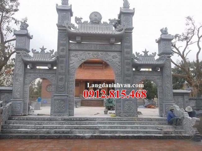 cổng tam quan đá đẹp tại Bắc Ninh