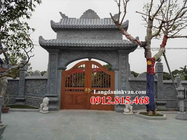 Thiết kế xây cổng chùa đẹp tại Kiên Giang