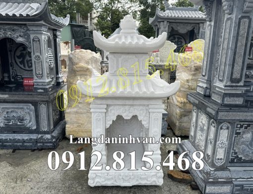 Mẫu am thờ ngoài trời thờ thần linh đá trắng đẹp bán tại Hồ Chí Minh, Sài Gòn - Am thờ thần linh