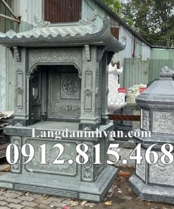 Mẫu am thờ thần linh nghĩa trang, khu lăng mộ gia đình đá xanh rêu đẹp bán tại Thừa Thiên Huế