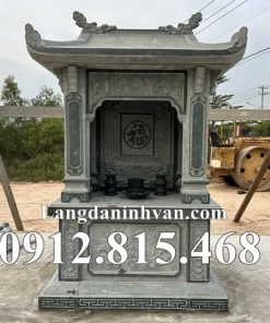 Mẫu miếu thờ thần linh nghĩa trang, khu lăng mộ gia đình đá xanh rêu đẹp bán tại Quảng Trị