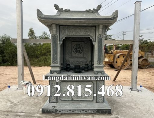 Mẫu miếu thờ thần linh nghĩa trang, khu lăng mộ gia đình đá xanh rêu đẹp bán tại Quảng Trị