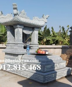 Mẫu mộ đá một mái đẹp bán tại Yên Bái 21YB – Mộ đá đẹp tại Yên Bái