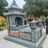 Mẫu mộ đá xanh rêu Thanh Hóa đẹp bán, lắp đặt ở Yên Bái chuẩn phong thủy