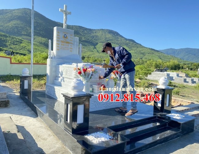 Mẫu mộ đạo thiên chúa đẹp bán tại Cao Bằng – Mộ người theo đạo