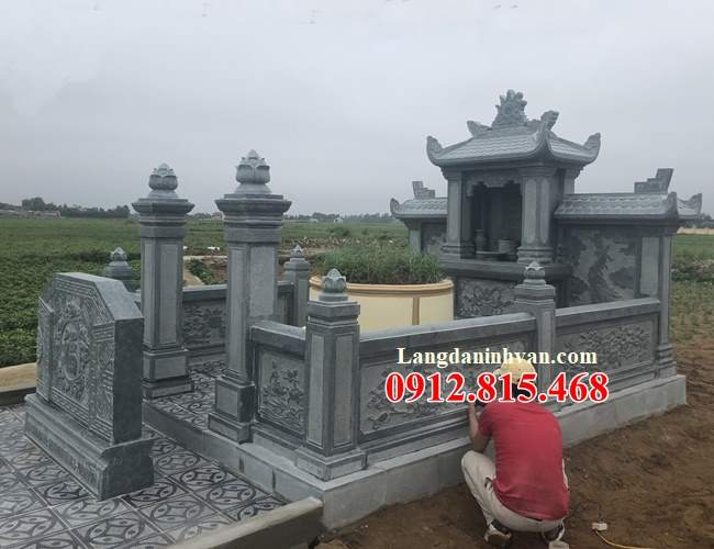 Mẫu khu lăng mộ gia đình đẹp bán tại Quảng Bình – Lăng mộ đá gia tộc