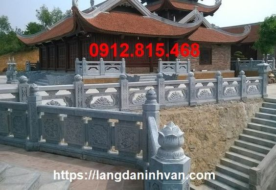 Lan can đá nhà mồ tại Vĩnh Long