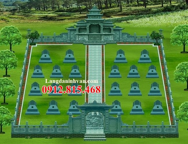 Thiết kế xây lăng mộ nghĩa trang gia đình tại các tỉnh theo yêu cầu của khách hàng