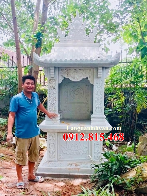 Am thờ để thờ tro cốt đá trắng đẹp bán tại Sài Gòn, Thành Phố Hồ Chí Minh