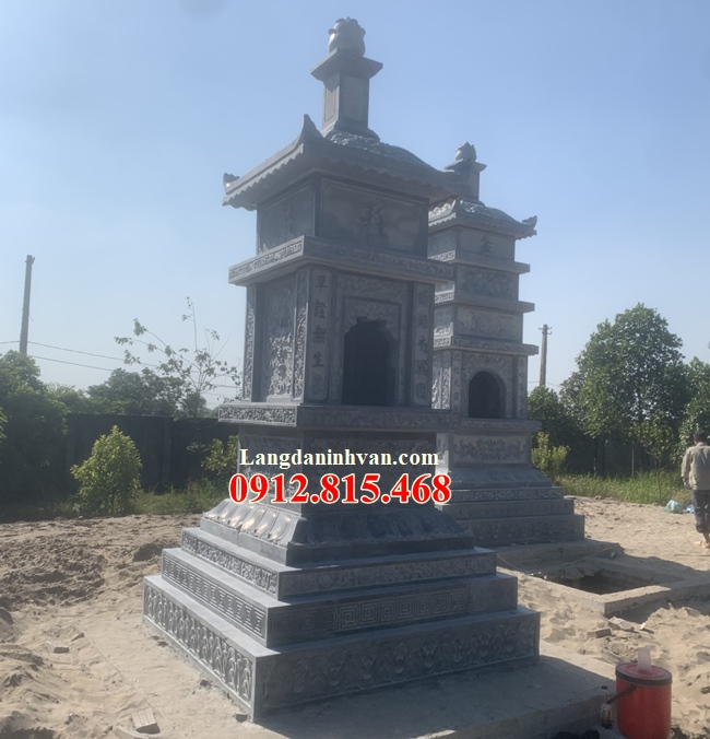 Địa chỉ bán, xây tháp mộ bằng đá trọn gói tại Tiền Giang uy tín theo yêu cầu