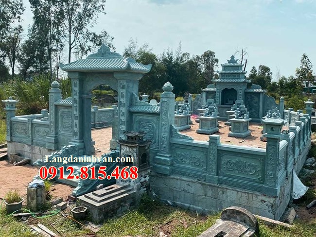 Mẫu khu lăng mộ, nghĩa trang gia đình đẹp lắp đặt tại các tỉnh Miền Tây