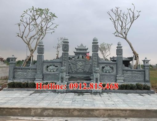 Khuôn viên nghĩa trang gia đình đẹp tại Trà Vinh – 84 Mẫu lăng mộ đá đẹp bán tại Trà Vinh