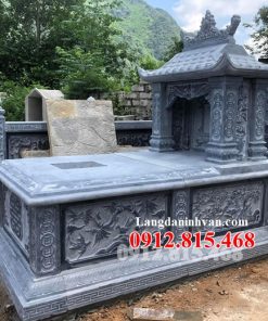 Mẫu mộ đá khối đẹp bán tại Quảng Nam 920 – Mộ đá nguyên khối Quảng Nam