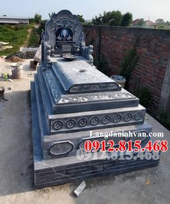 Mẫu mộ đá khối đẹp bán tại Quảng Ngãi – Mộ đá Quảng Ngãi đẹp xây nguyên khối chuẩn phong thủy