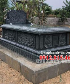Mẫu mộ đá xanh rêu đẹp bán tại Quảng Nam 92 – Mộ đá đẹp Quảng Nam