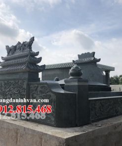 Mẫu mộ đá xanh rêu đẹp bán tại Quảng Ngãi 764 – Mộ đá tại Quảng Ngãi
