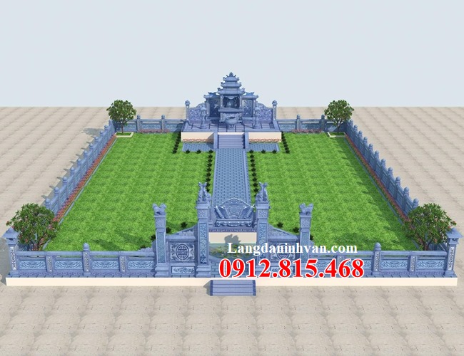 Mẫu thiết kế khu lăng mộ, nghĩa trang gia đình tại Nam Định đẹp hợp phong thủy