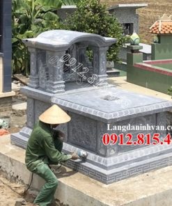 785 Mẫu mộ đá một mái đẹp bán tại Khánh Hòa, Xây mộ đá ở Khánh Hòa để tro cốt, hài cốt hợp phong thủy