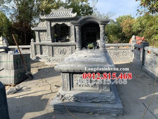 792 Mẫu mộ đá một mái đẹp bán tại Phú Yên – Xây mộ đá ở Phú Yên để tro cốt, hài cốt hợp phong thủy