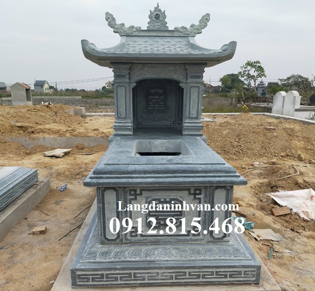 Mẫu mộ, chụp mộ để tro cốt, hài cốt một đao mái đẹp bán tại Đẵng Nẵng