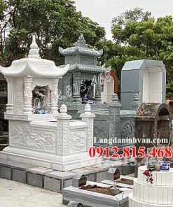 Mẫu mộ, chụp mộ một mái, mộ đao đá trắng đẹp bán tại Phú Yên