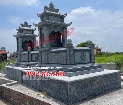 Mẫu mộ đá khối đẹp bán tại Quảng Trị 74QT – Mộ đá tại Quảng Trị đẹp hợp phong thủy