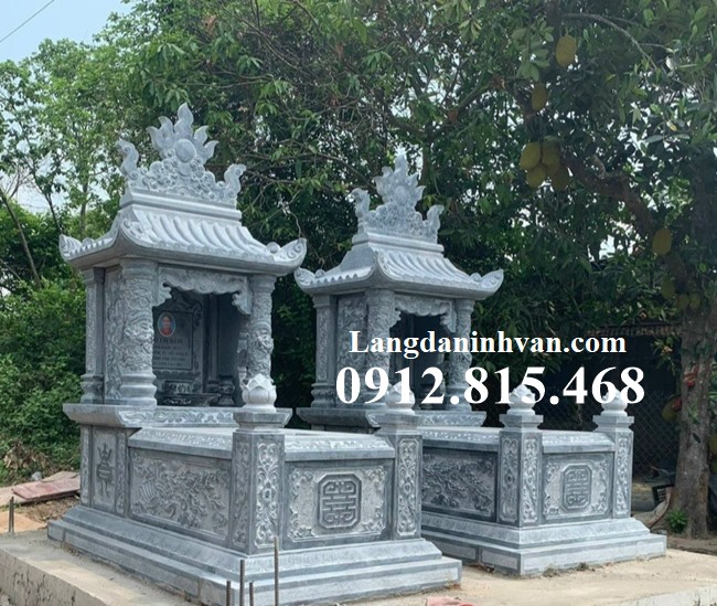 Mẫu mộ đá một mái đẹp bán tại Ninh Thuận 85NT – Mộ đá tại Ninh Thuận