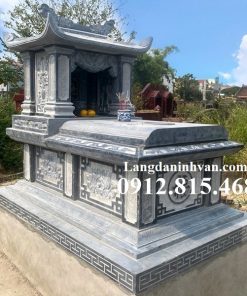 Mẫu mộ đá một mái đẹp bán tại Quảng Bình 73QB – Mộ đá tại Quảng Bình