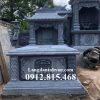 Mẫu mộ đá một mái đẹp bán tại Thái Bình 17TB – Mộ đá đẹp tại Thái Bình