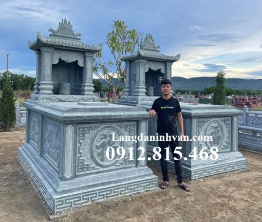 Mẫu mộ đá một mái đẹp bán tại Thừa Thiên Huế 75TTH – Mộ đá tại Huế