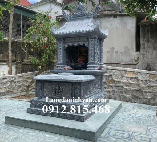 Mẫu mộ đá một mái đẹp bán tại Vĩnh Phúc 88VP – Mộ đá đẹp Vĩnh Phúc