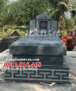 Mẫu mộ đá xanh rêu đẹp bán tại Bình Định 77 – Mộ đá đẹp tại Bình Định