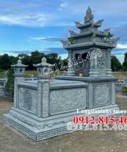 Mẫu mộ đá xanh rêu đẹp bán tại Khánh Hòa 780 – Mộ đá tại Khánh Hòa