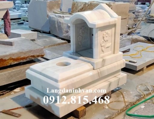 Mẫu mộ thai nhi, người mất trẻ đá trắng 1 mái đẹp bán tại Phú Thọ