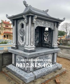 Mẫu lăng mộ để thờ tro cốt một mái đá khối đẹp bán tại Bà Rịa Vũng Tàu