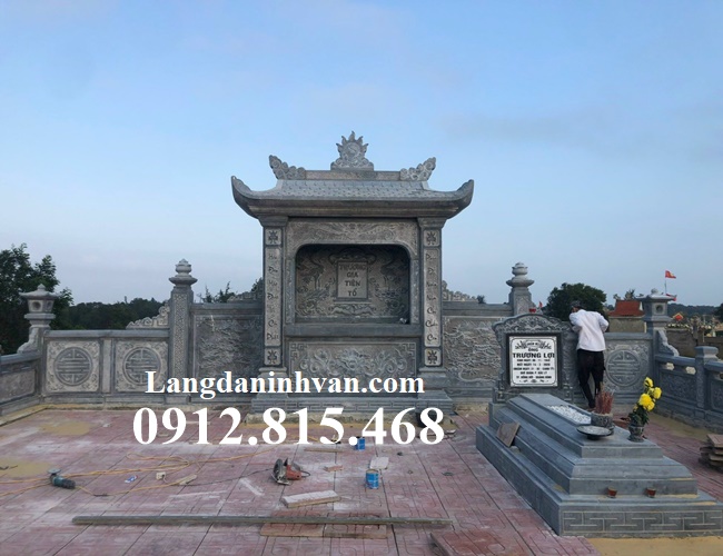 Mẫu lăng mộ một mái đá khối đẹp bán tại Thành Phố Hồ Chí Minh, Sài Gòn