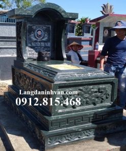 Mẫu mộ, chụp mộ 1 mái hỏa táng, để tro cốt, hài cốt đơn giản đẹp bán tại Bình Phước
