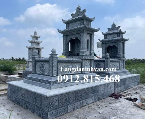 Mẫu mộ đá hai mái đẹp bán tại Hà Nội 30MHM – Mộ đá đẹp bán tại Hà Nội