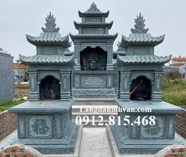 Mẫu mộ đá hai mái đẹp bán tại Nghệ An 37MHM – Mộ đá đẹp tại Nghệ An